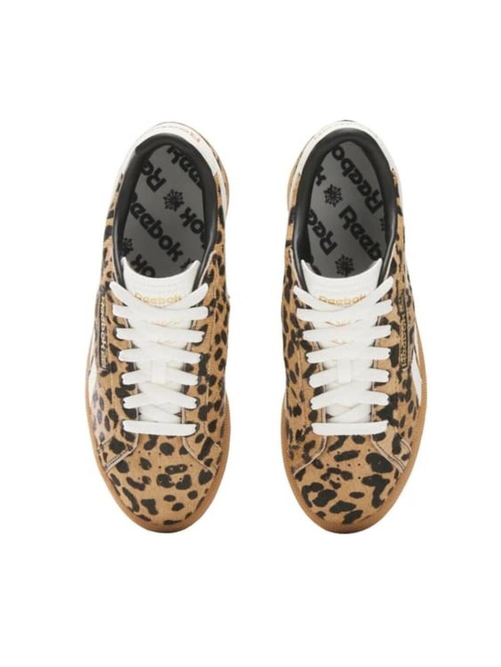 90$ Reebok Club C Grounds Uk Features Sneakers Women's Size 6 US / 36 EU Brown - Picture 4 of 5
